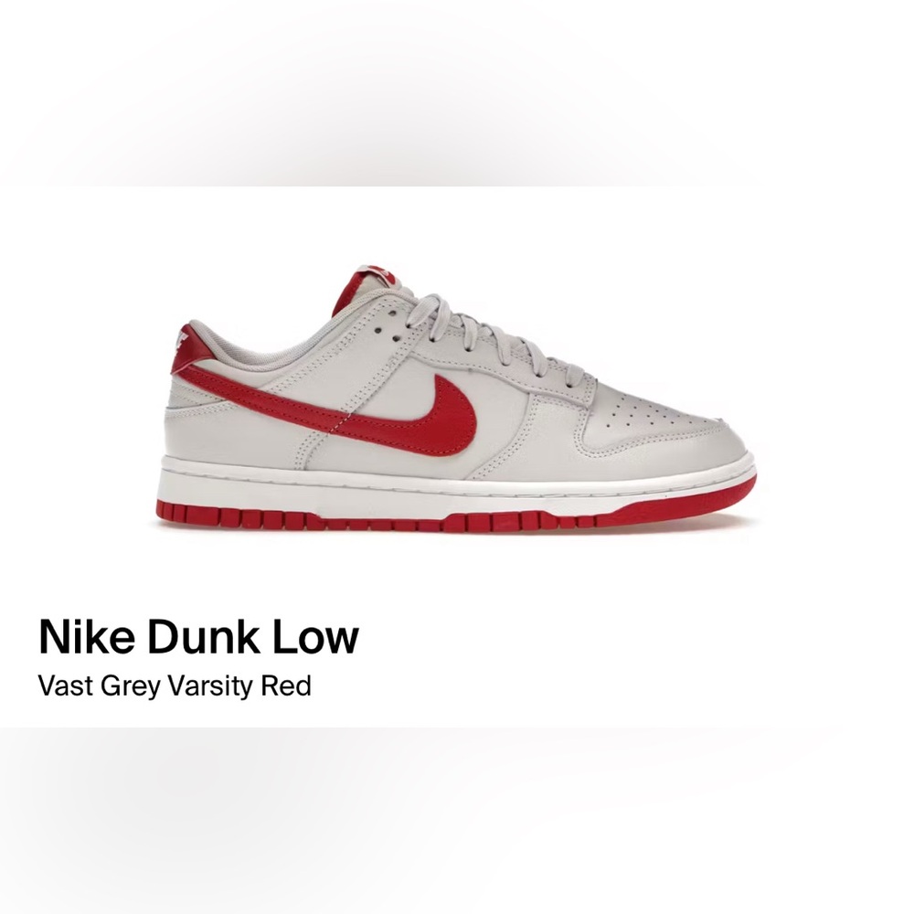 Nike Gray and Maroon Low-Top Sneakers